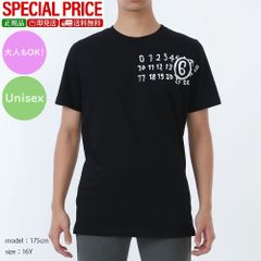メゾンマルジェラ MM6 Tシャツ デストロイド ロゴ ブラック - メルカリ