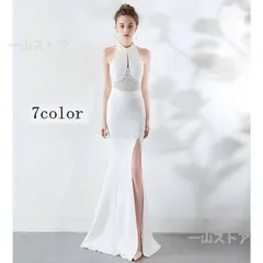 キャバドレス マーメイドドレス ウエディングドレス ロングドレス パーティードレス ナイトドレス 演奏会 結婚式 忘年会 二次会 披露宴 ピ