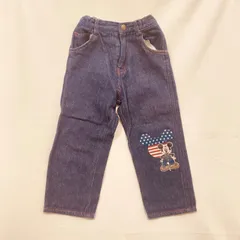 【SALE】ミッキー デニムパンツ ロゴ・タグが抜群に可愛い