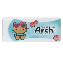 【メール便】ハローキティ 消しゴム ARCH消しゴム 日焼け サンリオ カミオジャパン 新学期準備文具 キャラクター グッズ 