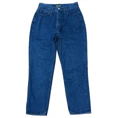 MOUSSY ハイウエスト ルーズ テーパードデニム インディゴ サイズ27 レディースL マウジー