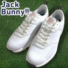 JACK BUNNY ゴルフシューズ ホワイト/オレンジ(AIRSOLE採用) 再再再値下新品 ジャックバニー シューズ27.0cm白×オレンジ定価22000円