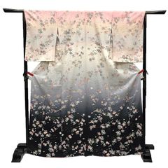 希少 HERMES エルメス スカーフ カレ45 La Rosse 露 バラ 花 ピンク