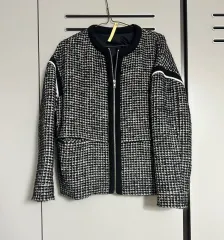 ツイード ブルゾン ジャケット