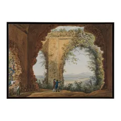 【B4サイズ（約25x36cm）】【bn-poster-2865】フレーム付き 世界の古い絵画 復刻 ポスター レトロ 古典 デジタルリマスター インテリア 作品 油絵 水彩画 おしゃれ  モダン シンプル お洒落