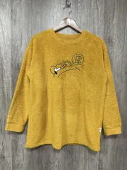UNIQLO ユニクロ スヌーピー もこもこ スウェット sizeL/黄 ◆■ レディース