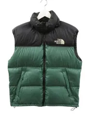 ザノースフェイス THE NORTH FACE 90s NUPTSE VEST NF004AM ヌプシベスト L グリーン ダウンベスト ジップアップ アウター