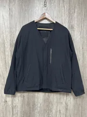 ADAM ET ROPE' アダムエロペ リバースブル ノーカラー ジャケット sizeF/黒 ◆■ レディース