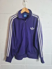S) アディダス 旧モデル ファイヤーバード パープル ジャージ トラックジャージ
