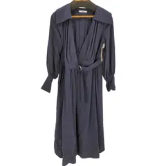 スナイデル snidel 25SS バリエカシュクールシャツワンピース レディース JPN：0 