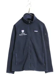 【お得なクーポン配布中!】 パタゴニア ベターセーター ジャケット レディース М 19年製 裏起毛 フリース セーター フルジップ ブルゾン ハイネック カレッジ 刺繍 紺