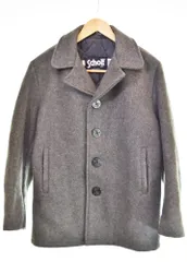 ショット SCHOTT ウール シングル ピーコート 38 38 ジャケット グレー 103MT-3507のサムネイル