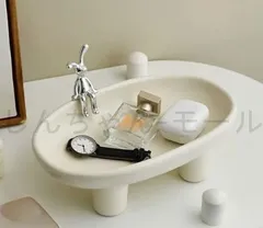 キーストレージオーナメント クリームスタイル ライトラグジュアリーデザイン ウサギモチーフ ジュエリー収納 デスクトップ