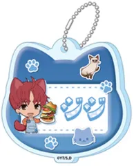 【中古】キーホルダー 円城寺仁(ジジ)(名札) 「ダンダダン ぷちちょこ トレーディングアクリルキーホルダー(猫カフェ)」