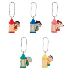 【中古】キーホルダー 全5種セット 「クレヨンしんちゃん おなまえスイング」