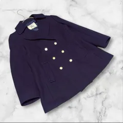 【バーバリーズ】（9AB2）ピーコート ウールコート アウター 金ボタン ラム