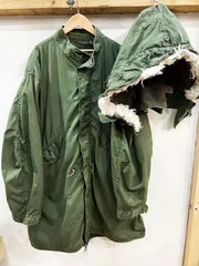 G100★US.ARMY 80's M-65 FISHTAIL PARKA フィッシュテール モッズコート ライナー×フード フルセット ミリタリー M 米軍 Vintage★