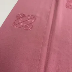 無地付下げ 刺繍 紋無し 鷹の羽 正絹 着物 MK-1932