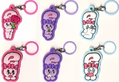 【中古】キーホルダー 全6種セット 「Esther Bunny めじるしラバーチャーム」