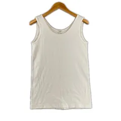 美品 URBAN RESEARCH DOORS アーバンリサーチドアーズ 無地 春夏 SS ノースリーブTシャツ コットン ホワイト レディース【古着】【中古】【送料無料】