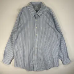 古着 ブルックスブラザーズ Brooks Brothers 長袖シャツ ストライプ REGENT 胸ポケ L  ブルー系 マルチカラー メンズ