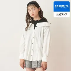 レイヤード長袖シャツ