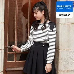 ショルダーリボン長袖Tシャツ