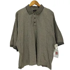 ユーズドフルギ USED古着 80S TWO-PLY インド製 チェック ポロシャツ メンズ import：XL 