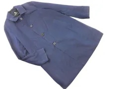BLACK LABEL CRESTBRIDGE ブラックレーベル クレストブリッジ ステンカラー コート sizeL/紺 ◇■ メンズ