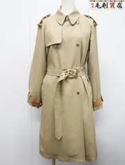 ルイヴィトン LOUIS VUITTON シルク ブレンド トレンチコート FNCO01NA0 ベージュ サイズ34 RW222J 美品 コートのサムネイル