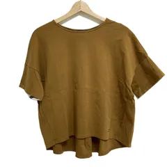 BLUE LABEL CRESTBRIDGE(ブルーレーベルクレストブリッジ) 半袖カットソー サイズ38 M レディース - ブラウン クルーネック