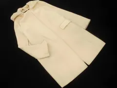 UNTITLED アンタイトル アンゴラ混 2WAY フーディー コート size2/オフホワイト ◇■ レディース