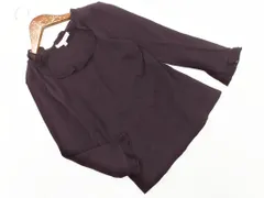 LAURA ASHLEY ローラ アシュレイ シフォン フリル カットソー sizeS/ディープパープル ■◇ レディース