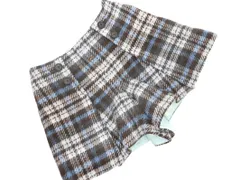 Apuweiser-riche アプワイザーリッシェ ウール混 チェック ショート パンツ size1/茶 ◇■ レディース