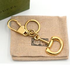 中古】 超美品 フェンディ FENDI バッグチャーム キーホルダー ピンク