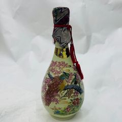 空瓶] サントリー エクセレンス 有田焼 錦鶏菊梅竹文 陶器ボトル
