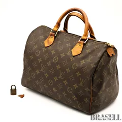 LOUIS VUITTON モノグラム M41108/スピーディ30 M41108 バッグ ハンドバッグ ミニボストンバッグ ブラウン レディース パドロック
