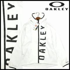 新品 オークリー フーディージップジャケット L 白 Enhance Mobility Jacket ストレッチ 軽量 吸汗速乾 OAKLEY メンズ