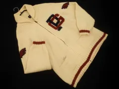 PEARLY GATES パーリーゲイツ ウール100% ニット ジャケット size3/アイボリー ◇■ メンズ