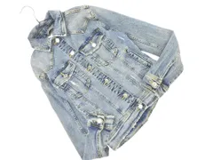 ZARA ザラ ダメージ加工 Gジャン デニム ジャケット sizeS/青 ◇■ レディース