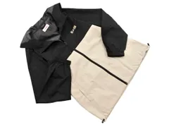 CONVERSE コンバース ロゴ 刺繍 マウンテンパーカー ジャケット sizeM/黒ｘベージュ  ◇■ レディース