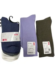 F015-222  未使用   レディース5足セット　 ユニクロ　UNIQLO  ソックス  25-27cm