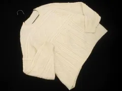 KBF ケービーエフ アーバンリサーチ ワイド幅 ケーブル編み バックスリット ニット セーター sizeOne/アイボリー ◇■ レディース