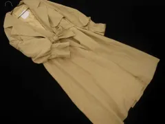 CECIL McBEE セシルマクビー スウェード調 ベルスリーブ ウエストリボン トレンチ コート sizeM/ベージュ ◇■ レディース