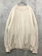 UNITED TOKYO ユナイテッドトウキョウ 400530014 日本製 Soft touch 畦クルーネック ニット セーター size3/ベージュ ◆■ メンズ