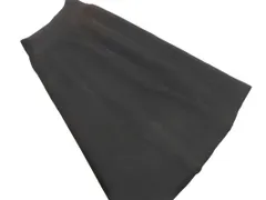 UNFILO アンフィ―ロ ニット ロング スカート sizeM/黒 ◇■ レディース