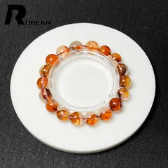 【限定一点】夢色 EU製 ★ROBEAN・オーロラクォーツ★パワーストーン ブレスレット 天然石 原石 お守り プレゼント1 10.8-12mm M1202153