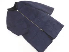 LADY LUCK LUCA レディラックルカ スウェード調 フェイクファー リバーシブル コート 紺 ◇■ レディース