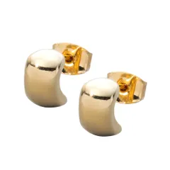 【ゴールド×ピアス】[Cream dot. クリームドット公式] ピアス レディース   金属アレルギー ニッケルフリー メタル 艶 ぷっくり ミニ スタッド  