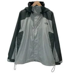 THE NORTH FACE　アウトドアパーカー　シェルパーカー　フード収納　フードアジャスター　フルジップ　袖ベルクロ　ファスナーポケット　無地　アウトドア　古着